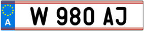 Truck License Plate